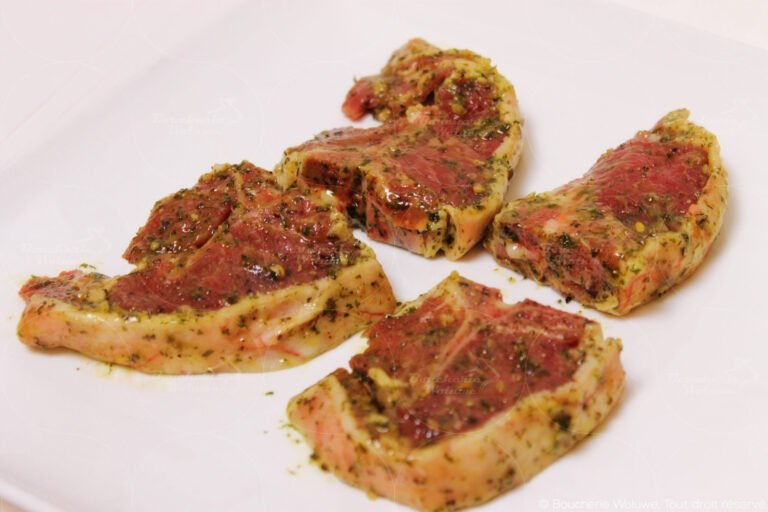 côtes d'agneau marinés